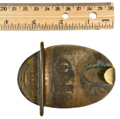 Western Union Telegraph Co. Eagle U.S. Belt Buckle Tiffany Broadway NY Stamped