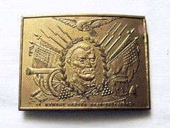 United States in Memory of our President Belt Buckle Brass Belt Buckle