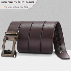 SENDEFN Men&rsquo;s Leather Casual Belt 1 3/8&Prime; 28&Prime; to 46&Prime; Waist Adjustable, Brown
