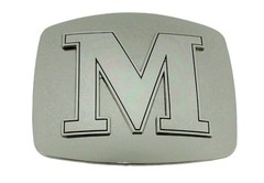 Initial M Belt Buckle Multiple Style Real Rodeo Western Letter Cowboy Men Women