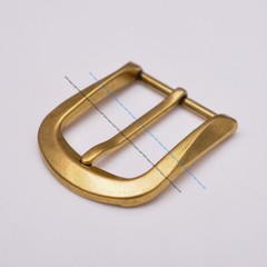 Metal Vintage Gold Mens Single Prong Jeans Pin Handmade DIY Leather Belt Buckle