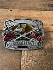 Mens belt Buckle bergamot Works 1986 Cowboy Western Southern By Grace Of God US