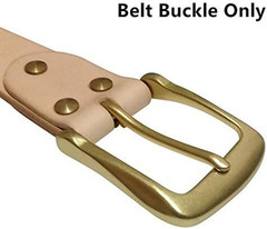 1 1/2&Prime; (38 mm) Heavy Duty Solid Brass Single Prong Belt Buckle For Leather Belt