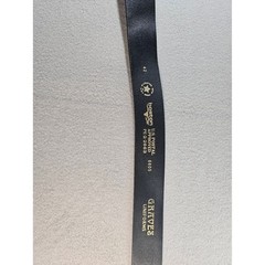 Graves Uniform Genuine Leather Black Men&rsquo;s Belt with Silver Buckle Size 42
