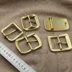 Heavy Duty Roller Belt buckle Solid Brass Single Prong Belt Buckle 1 1/2&Prime;38mm