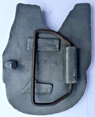 vintage 1970s Indiana Metal Craft Ram head belt buckle unbranded 2-75&Prime; long