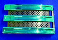 Adidas Golf 3 Stripe Black Green Color Trophy Award Style Sports Belt Buckle