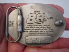 DALE JARRETT NASCAR #88 BELT BUCKLE – 3 1/4&Prime; X 2 1/2&Prime; – HEAVY – LIMITED ED. GW10