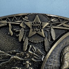 The Texas Ranger Collection John Coffee Hays Solid Brass Belt Buckle Ltd Ed 493