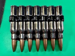 Ammo Bullets Clip MOS Figural Seven Shots Gun Collectors Heavy Large Belt Buckle