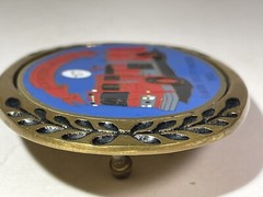 VTG Heritage Chariots of Fire 1983 General Safety Pumper No 17 Brass Belt Buckle