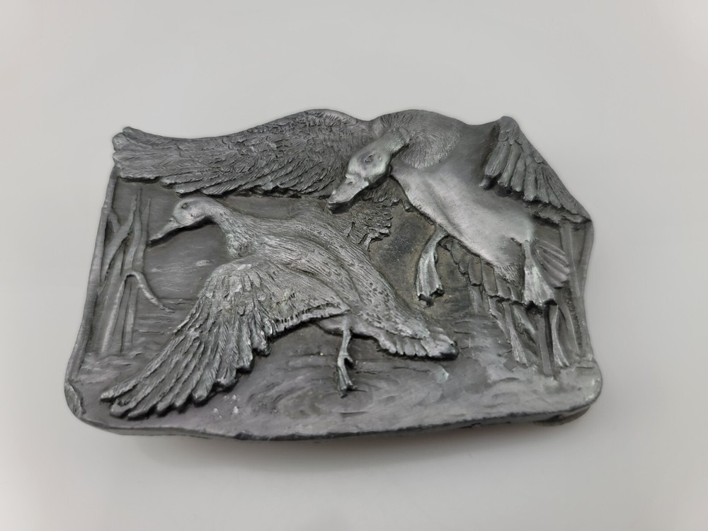 Flying Ducks Bergamot Brass Works Belt Buckle Z-144