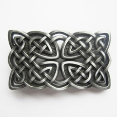 Original Celtic Cross Knot Cowboy Western Metal Belt Buckle