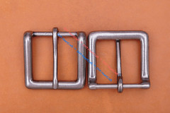 Quality Heavy Sturdy Antique Square Prong Single Pin Buckle For 43mm Belt strap