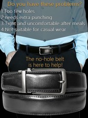 JIFANPAUL Men’s Leather Ratchet Waist: 29&Prime;-43&Prime; (49&Prime; Length), Blackb-darkgrey