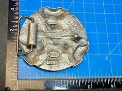 Celtics Knot with Centered Green Stone Gothic Punk 2005 Bergamot Belt Buckle