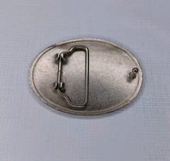 British Flag Belt Buckle Union Jack Glitter Enamel On Silver Tone Metal