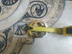 Authentic Gucci Interlocking G Belt Buckle Gold Tone Replacement 4cm 1.5&Prime; Buckle