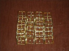 LOTS OF 50 GOLD COLOR REGULAR BUCKLE FOR 1 1/4 IN WIDE BELT WHOLESALE LOT