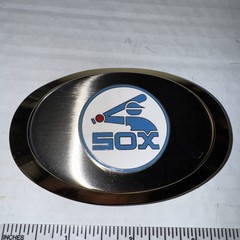 White Sox Baseball Mlb Brass Belt Buckle Rare Fast Free Shipping