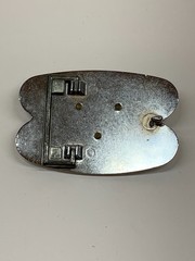 Vintage Belt Buckle Texas Longhorn Steer Silver and Gold Tone