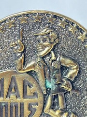 VTG Mac Tools Belt Buckle Round Western Style Ltd Edt Great American Buckle Co