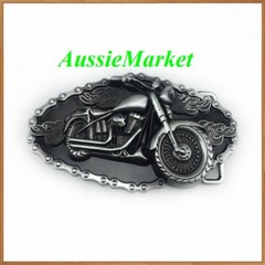 1 x belt buckle mens ladies motorbike motorcycle bikie biker motor bike chain