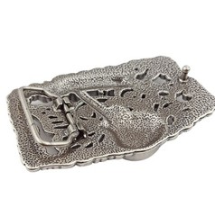 Guitar, Butterfly, Peace and Daisy Belt Buckle