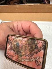 Vintage Love and Friendship Belt Buckle