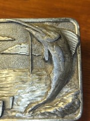 Arroyo Grande Buckle Co. American Fishermen VTG Limited Edition 1983 1294/5000