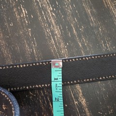 Great American Buckle Co. Pure Pewter Rock Star Belt 2001 Buckle Leather 38 – 40