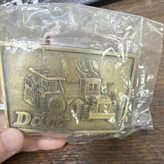 Dart Bronze Antique Finish Men&rsquo;s Truck Industrial Vintage Belt Buckle