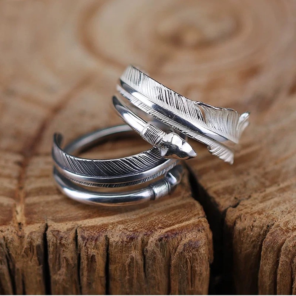 925 Sterling Silver Ring Size 10-16 Men Women Adjustable Band Ring lot