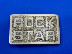 Rock Star 2001 Great American Products Statement Novelty Vintage Belt Buckle