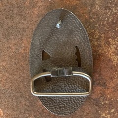 Vintage Rocky Rails 77 Denver Colorado Belt Buckle NMRA Model Trains Goose Duck