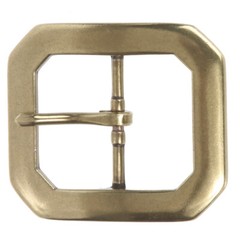 1 5/8&Prime; (40 mm) Single Prong Octagon Rectangular Belt Buckle