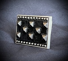 “Visitors Over Cairo” Industrial Studded Belt Buckle – Darren McNeese Archive