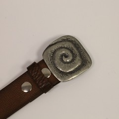 Belt buckle snail silver rustic buckle belt buckle removable clasp