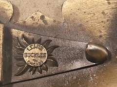 Vintage Harley Davidson Brass Belt Buckle From Lewis Buckles of Chicago Winged