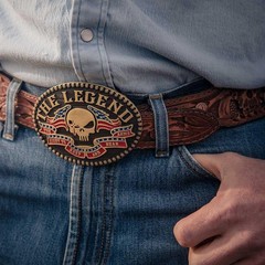 Montana Silversmiths Attitude Officially Licensed Chris Kyle Western Belt Buckle