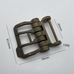 43mm Antique Brass Buckle Heavy Duty Belt Buckle