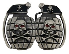 Men Women Belt Buckle Halloween Costume Vintage Silver Metal Fashion Western