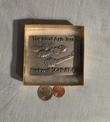 Vintage Metal Belt Buckle, The Ideal Axle Team, Rockwell, Automotive Parts, Nice
