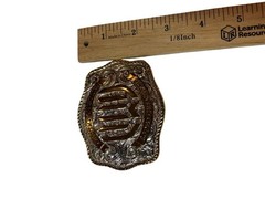 Vintage Western Rodeo Belt Buckle Truth Justice Rodeo Grandmas Gold Tone Cowboy