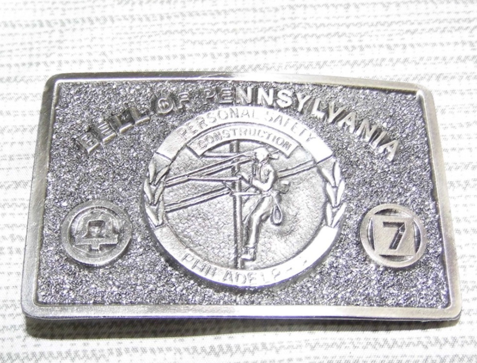 Vintage 1985 Bell of Pennsylvania Belt Buckle #7 L@@K!!
