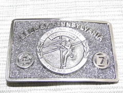 Vintage 1985 Bell of Pennsylvania Belt Buckle #7 L@@K!!