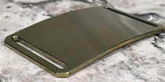 GRIP6 BELT BUCKLE – TITANIUM in LIGHT GREEN – for WOMEN and MEN – 1.5 INCH WIDE