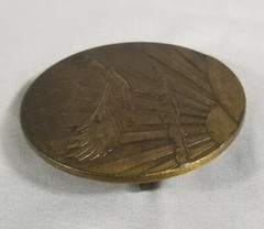 Bald Eagle Flying Into The Sunset Belt Buckle, Stars, Made In The U.S.A, Used