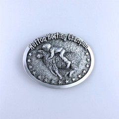 100 Mutton Busting Champion Western Cowboy BronzeBlack,Silver,Red,Blue Buckles