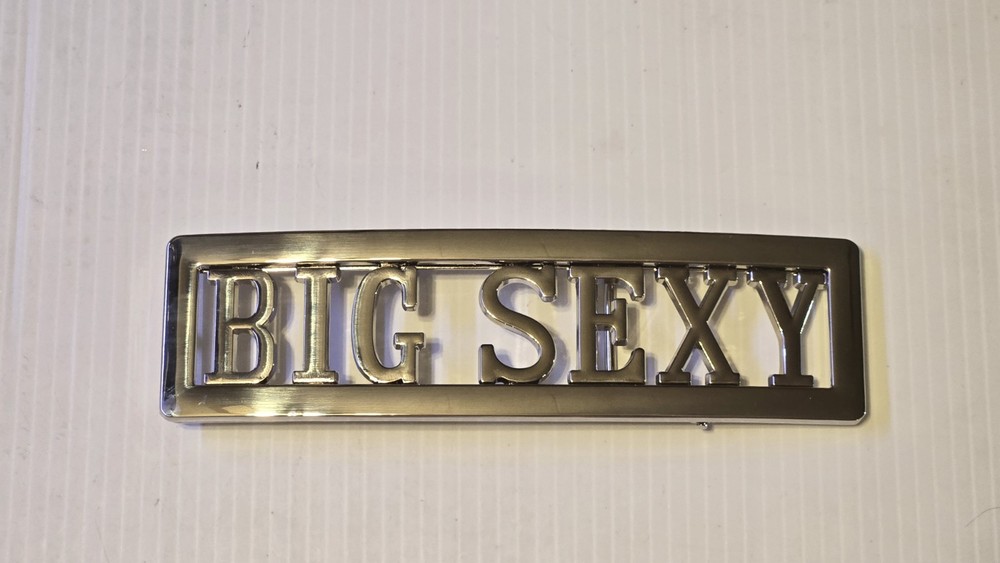 BIG SEXY Custom Personalized Name Belt Buckle -Put your name or word on Buckle